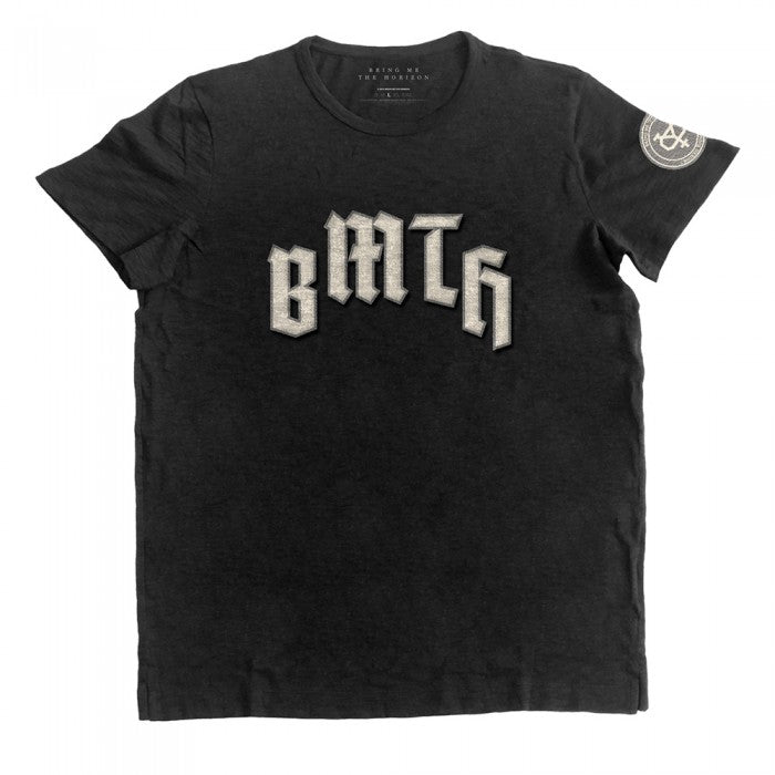 Front - Bring Me The Horizon Unisex Adult Crooked Young Appliqué Cotton T-Shirt