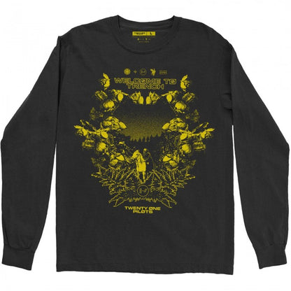 Front - twenty one pilots Unisex Adult Trench Scene Cotton Long-Sleeved T-Shirt