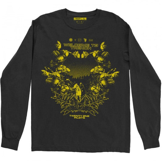 Front - twenty one pilots Unisex Adult Trench Scene Cotton Long-Sleeved T-Shirt
