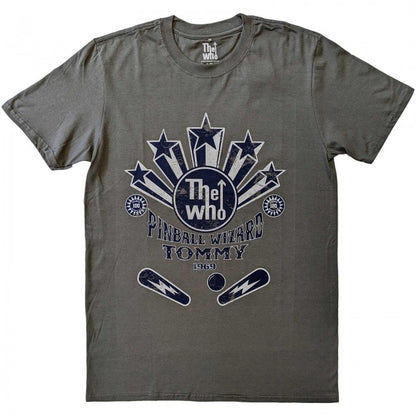 Front - The Who Unisex Adult Pinball Wizard Flippers Cotton T-Shirt