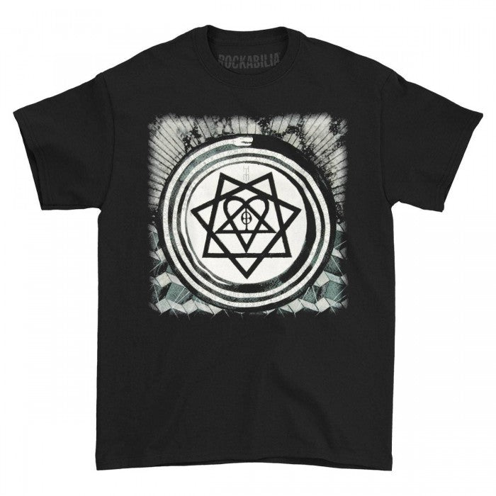 Front - Him Unisex Adult Album Cotton T-Shirt