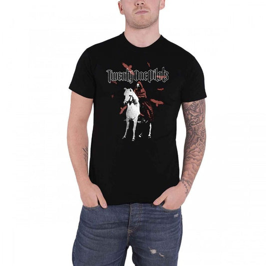 Front - twenty one pilots Unisex Adult Bishop Cotton T-Shirt