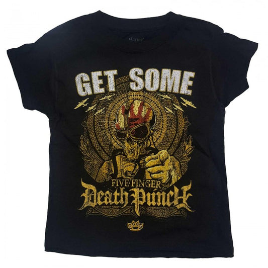Front - Five Finger Death Punch Childrens/Kids Get Some Cotton T-Shirt