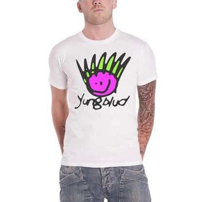 Front - Yungblud Unisex Adult Face Cotton Back Print T-Shirt