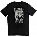 Front - Blondie Unisex Adult 1977 Vintage Cotton T-Shirt
