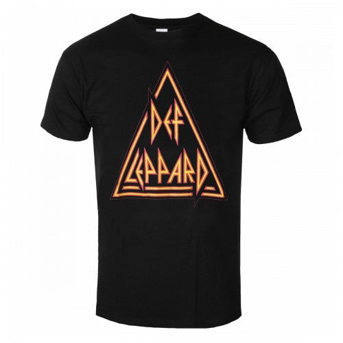 Front - Def Leppard Unisex Adult Classic Triangle Cotton T-Shirt