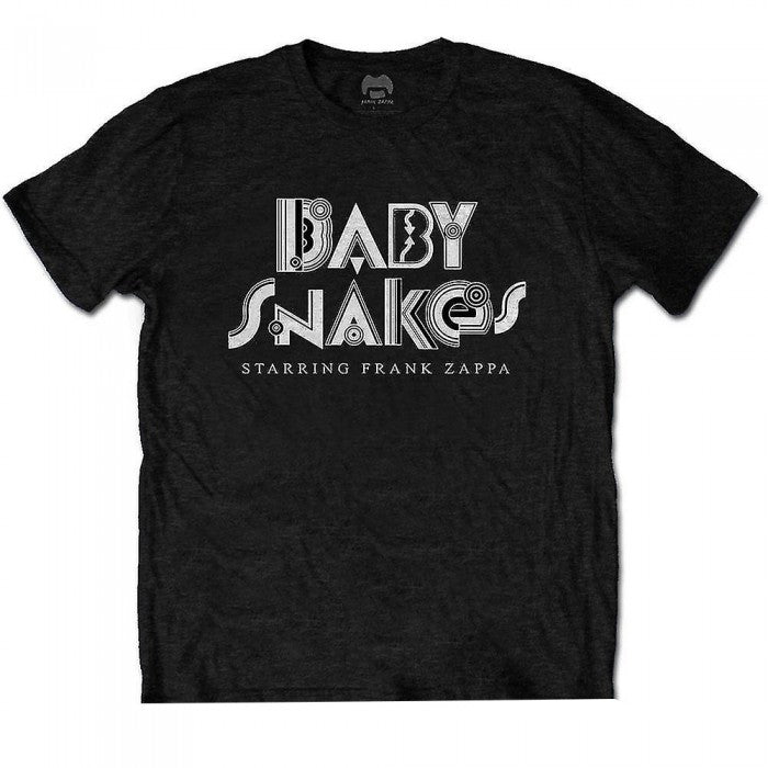 Front - Frank Zappa Unisex Adult Baby Snakes Cotton T-Shirt