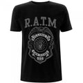 Front - Rage Against the Machine Unisex Adult Police Badge Cotton T-Shirt