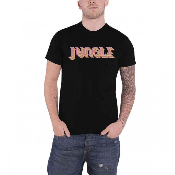 Front - Jungle Unisex Adult Coloured Cotton Logo T-Shirt
