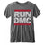 Front - Run DMC Unisex Adult Burnout Logo T-Shirt