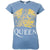 Front - Queen Womens/Ladies Classic Crest T-Shirt