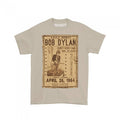 Front - Bob Dylan Unisex Adult Flyer Cotton T-Shirt