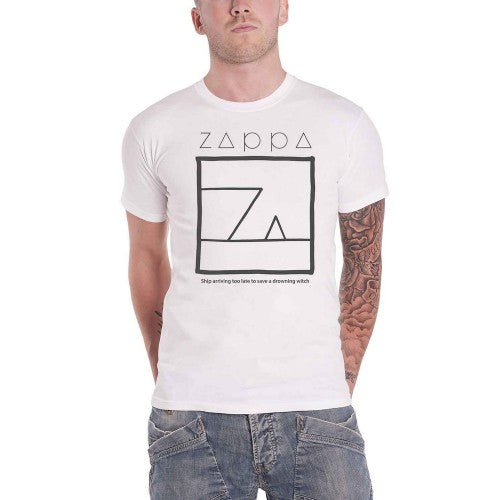 Front - Frank Zappa Unisex Adult Drowning Witch Cotton T-Shirt