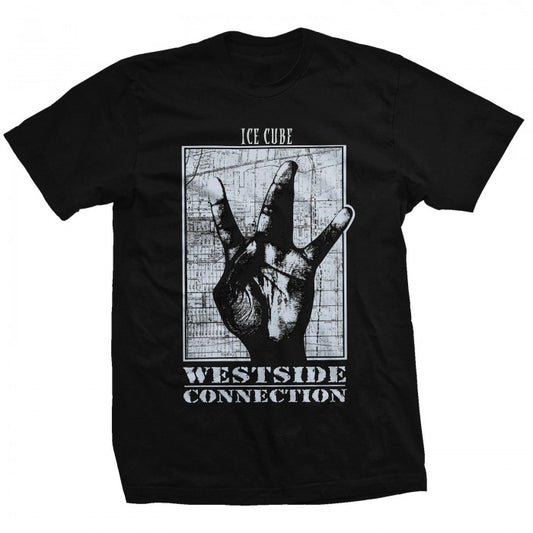 Front - Ice Cube Unisex Adult Westside Connection Cotton T-Shirt