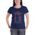 Front - Janis Joplin Womens/Ladies Paisley Cotton T-Shirt