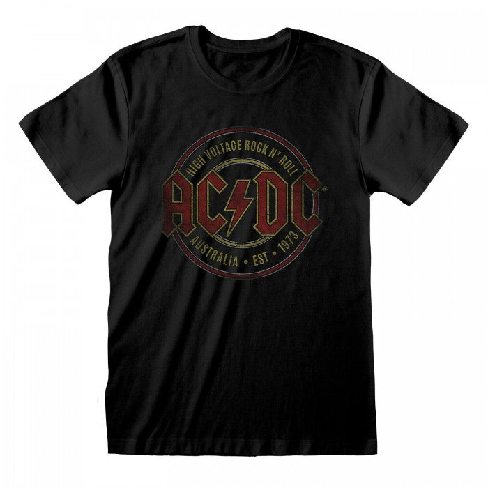 Front - AC/DC Unisex Adult Est. 1973 T-Shirt
