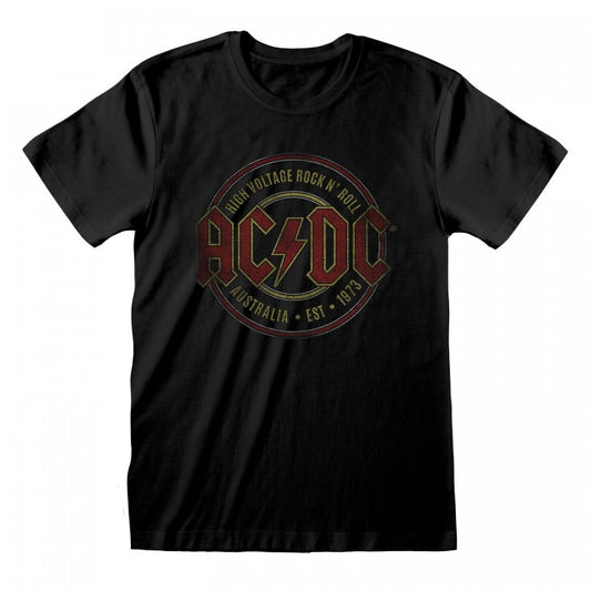 Front - AC/DC Unisex Adult Est. 1973 T-Shirt