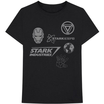 Front - Iron Man Unisex Adult Stark Expo Cotton T-Shirt