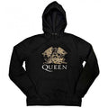 Front - Queen Unisex Adult Crest Hoodie