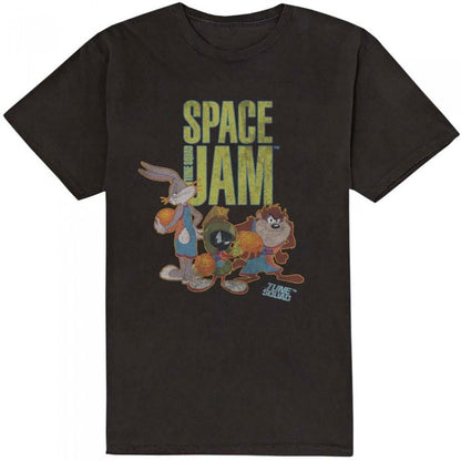 Front - Space Jam Unisex Adult Tune Squad Cotton T-Shirt