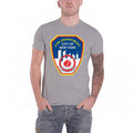 Front - Unisex Adult New York City Fire Department Badge Cotton T-Shirt