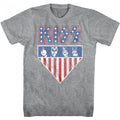 Front - Kiss Unisex Adult Stars And Stripes Cotton T-Shirt