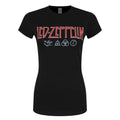 Front - Led Zeppelin Womens/Ladies Symbols Logo T-Shirt