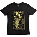 Front - Nightmare Before Christmas Unisex Adult Jack and Sally The Lovers T-Shirt