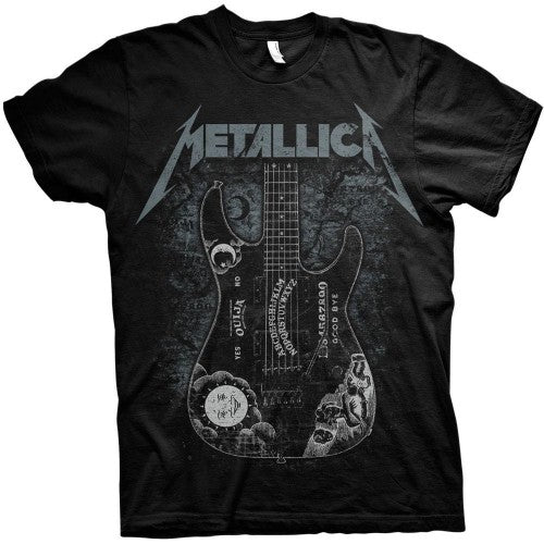 Front - Metallica Unisex Adult Hammett Ouija Guitar T-Shirt