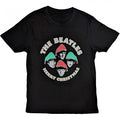 Front - The Beatles Unisex Adult Xmas Hats Cotton T-Shirt