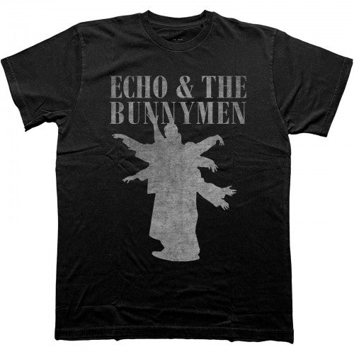 Front - Echo & The Bunnymen Unisex Adult Silhouette T-Shirt