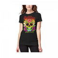 Front - Sublime Womens/Ladies Skull T-Shirt