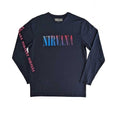 Front - Nirvana Unisex Adult Angelic Gradient Long-Sleeved T-Shirt