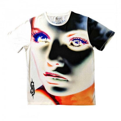 Front - Slipknot Unisex Adult Adderall Face Inverted T-Shirt