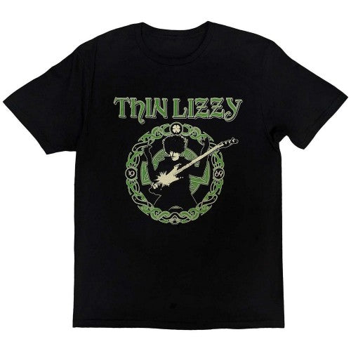 Front - Thin Lizzy Unisex Adult Celtic Ring T-Shirt