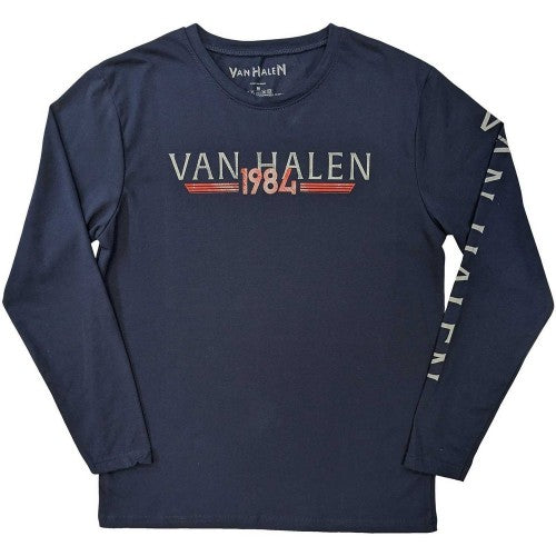Front - Van Halen Unisex Adult 84 Tour Long-Sleeved T-Shirt