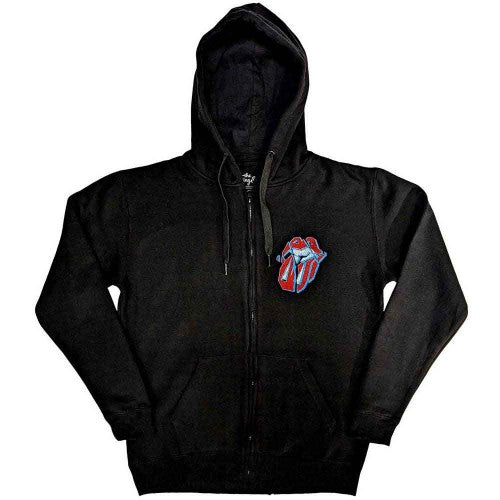 Front - The Rolling Stones Unisex Adult Hackney Diamonds Stars Pullover Full Zip Hoodie