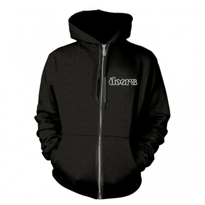 Front - The Doors Unisex Adult Lizard King Back Print Full Zip Hoodie