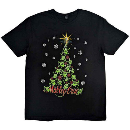 Front - Motley Crue Unisex Adult Xmas Crue T-Shirt