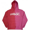 Front - Gorillaz Unisex Adult Two Tone Logo Pullover Hoodie