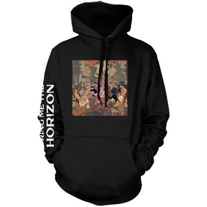 Front - Bring Me The Horizon Unisex Adult Post Human Survival Horror Cover Pullover Hoodie