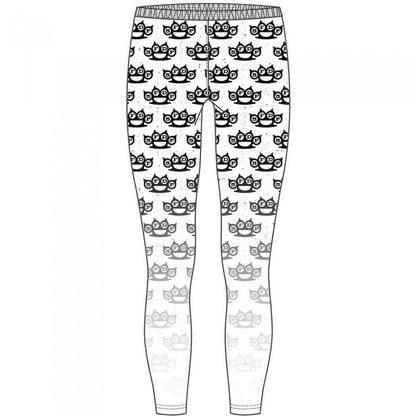 Front - Five Finger Death Punch Womens/Ladies Knuckle Duster Leggings