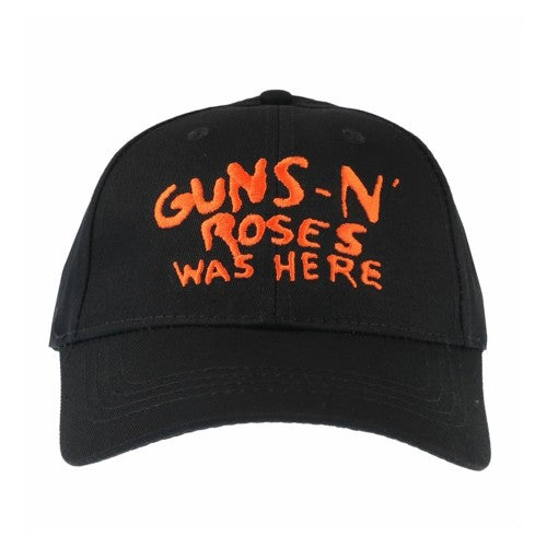 Front - Guns N Roses Unisex Adult Was Here Baseball Cap