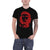 Front - Che Guevara Unisex Adult Red On Black Cotton T-Shirt
