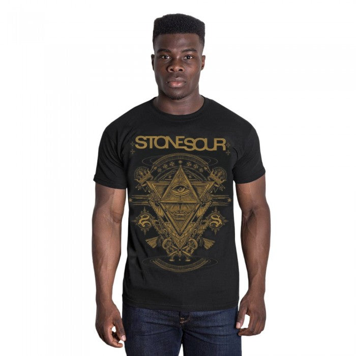 Front - Stone Sour Unisex Adult Pyramid Cotton T-Shirt
