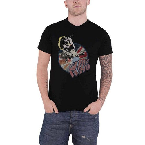 Front - The Who Unisex Adult Roger Vintage Pose Cotton T-Shirt