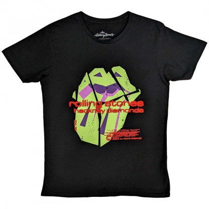 Front - The Rolling Stones Unisex Adult Hackney Diamonds Neon Logo T-Shirt