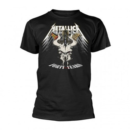 Front - Metallica Unisex Adult Forty Years 40th Anniversary T-Shirt