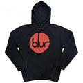 Front - Blur Unisex Adult Circle Logo Hoodie