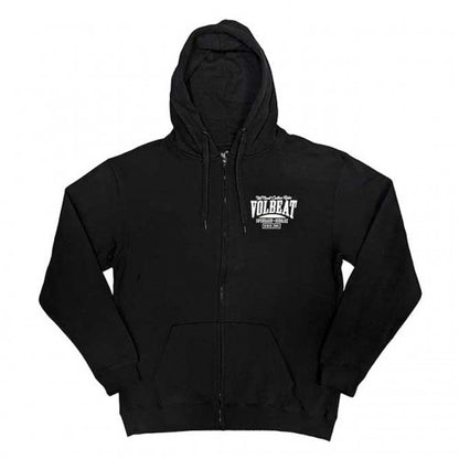 Front - Volbeat Unisex Adult Louder And Faster Back Print Full Zip Hoodie